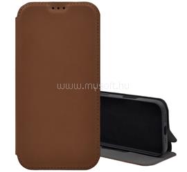 GIGAPACK Xiaomi 17T GIGAPACK Tok álló, bőr hatású FLIP, mikrofiber plüss belső, SÖTÉTBARNA GP-196135 small
