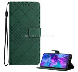 GIGAPACK T Phone 3 5G GIGAPACK Tok álló, bőr hatású FLIP, prémium, SÖTÉTZÖLD GP-176324 small