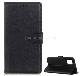 GIGAPACK Xiaomi Mi 10T Pro 5G / Mi 10T 5G GIGAPACK Tok álló, bőr hatású FLIP, prémium, FEKETE GP-101455 small