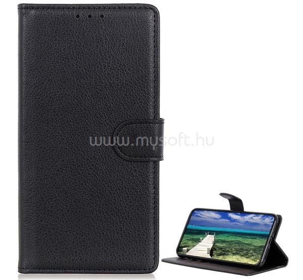 GIGAPACK Nokia G20 / G10 GIGAPACK Tok álló, bőr hatású FLIP, prémium, FEKETE