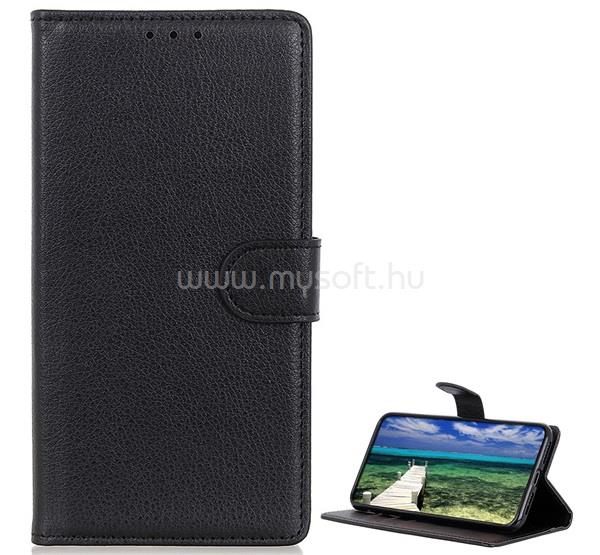 GIGAPACK Samsung M13 / M23 GIGAPACK Tok álló, bőr hatású FLIP, prémium, FEKETE