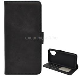 GIGAPACK Samsung A13 4G GIGAPACK tok álló, bőr hatású FLIP, prémium, FEKETE GP-130668 small