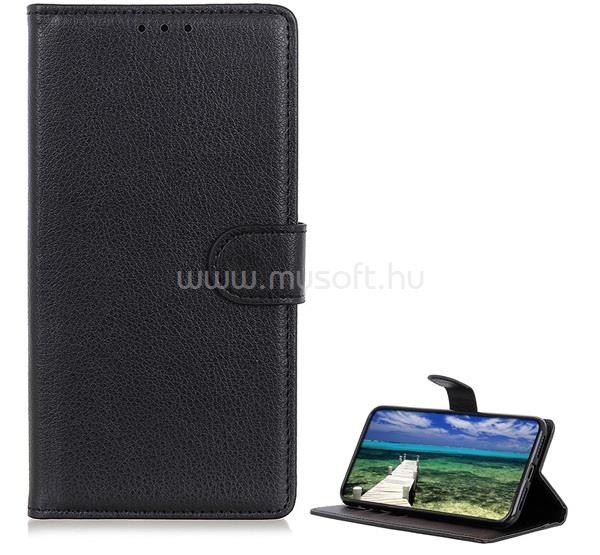 GIGAPACK Honor X7a GIGAPACK tok álló, bőr hatású FLIP, prémium, FEKETE