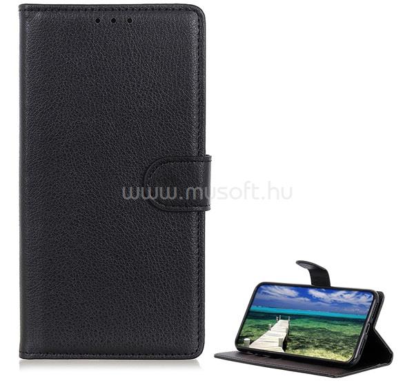 GIGAPACK Honor X8a GIGAPACK tok álló, bőr hatású FLIP, prémium, FEKETE