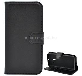 GIGAPACK Alcatel Pixi 3 4.5 GIGAPACK tok álló, bőr hatású FLIP, prémium, FEKETE GP-60162 small