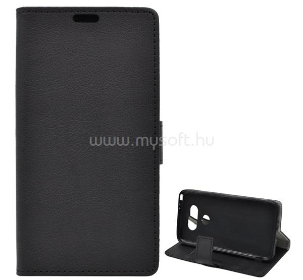 GIGAPACK LG G5 GIGAPACK Tok álló, bőr hatású FLIP, prémium, FEKETE