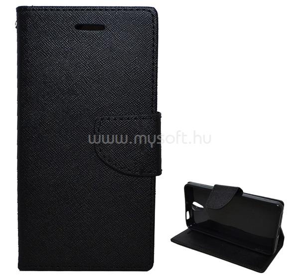 GIGAPACK Lenovo Vibe S1 Lite GIGAPACK tok álló, bőr hatású FLIP, prémium, FEKETE