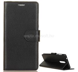 GIGAPACK Nokia 5.1 GIGAPACK tok álló, bőr hatású FLIP, prémium, FEKETE GP-79348 small
