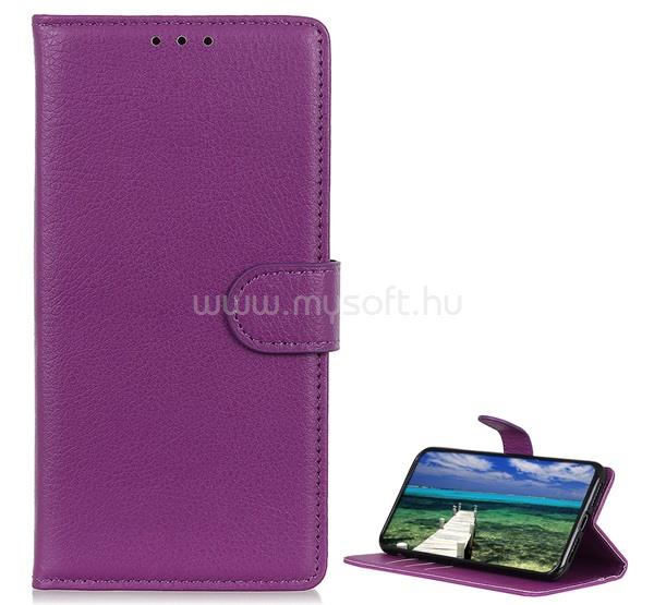 GIGAPACK Redmi Note 11 4G GIGAPACK Tok álló, bőr hatású FLIP, prémium, LILA