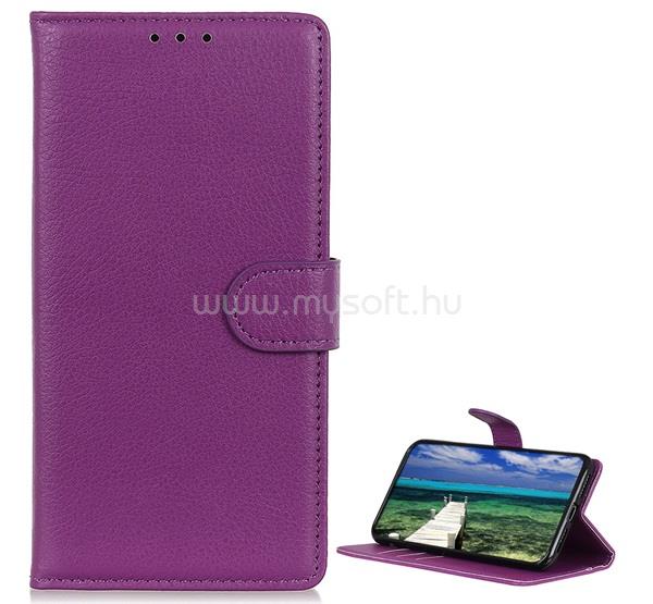 GIGAPACK Samsung S23 Plus GIGAPACK tok álló, bőr hatású FLIP, prémium, LILA