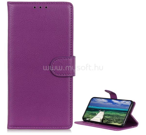 GIGAPACK Xiaomi 13 GIGAPACK tok álló, bőr hatású FLIP, prémium, LILA
