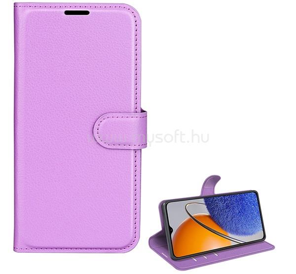 GIGAPACK Huawei Nova Y61 GIGAPACK tok álló, bőr hatású FLIP, prémium, LILA