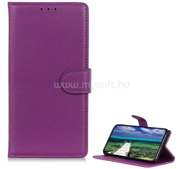 GIGAPACK Honor 70 GIGAPACK tok álló, bőr hatású FLIP, prémium, LILA