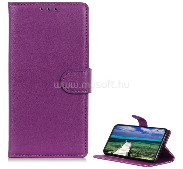 GIGAPACK Honor 90 Lite 5G GIGAPACK tok álló, bőr hatású FLIP, prémium, LILA