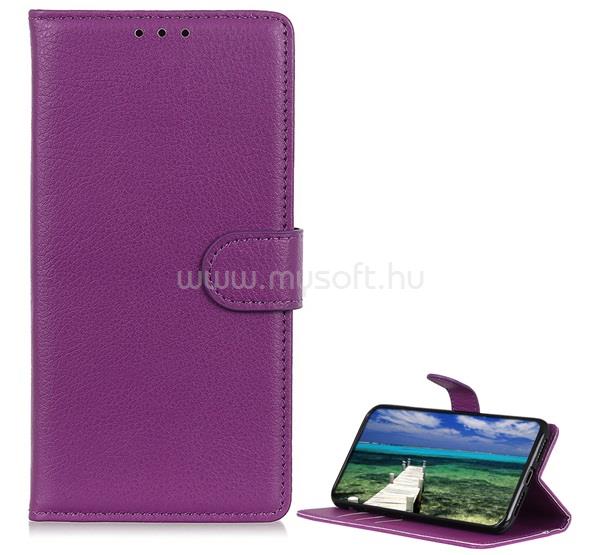 GIGAPACK Huawei Nova 11 Pro GIGAPACK tok álló, bőr hatású FLIP, prémium, LILA