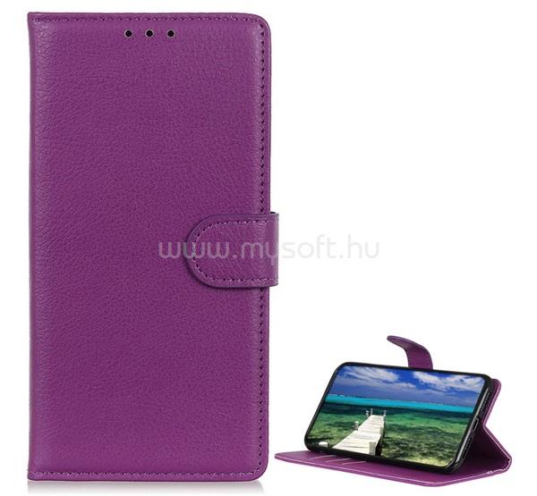 GIGAPACK Poco F6 Pro GIGAPACK Tok álló, bőr hatású FLIP, prémium, LILA