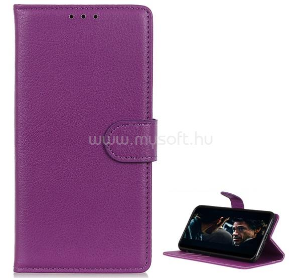 GIGAPACK Redmi K30 / K30 5G GIGAPACK Tok álló, bőr hatású FLIP, prémium, LILA