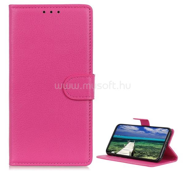 GIGAPACK Huawei Mate 40 Pro GIGAPACK Tok álló, bőr hatású FLIP, prémium, MAGENTA