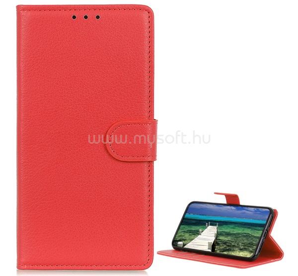 GIGAPACK Samsung S22 Plus GIGAPACK Tok álló, bőr hatású FLIP, prémium, PIROS