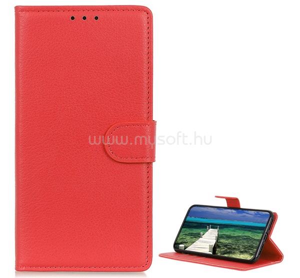 GIGAPACK Samsung S23 Plus GIGAPACK tok álló, bőr hatású FLIP, prémium, PIROS