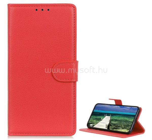 GIGAPACK Oppo A79 GIGAPACK Tok álló, bőr hatású FLIP, prémium, PIROS