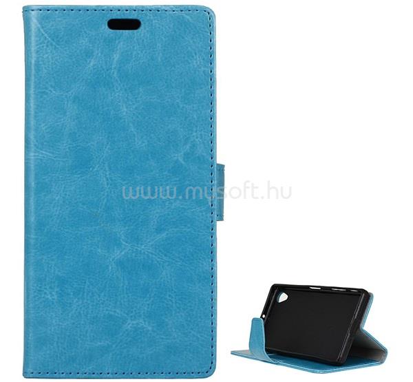 GIGAPACK Sony Xperia L1 GIGAPACK tok álló, bőr hatású FLIP, prémium, VILÁGOSKÉK
