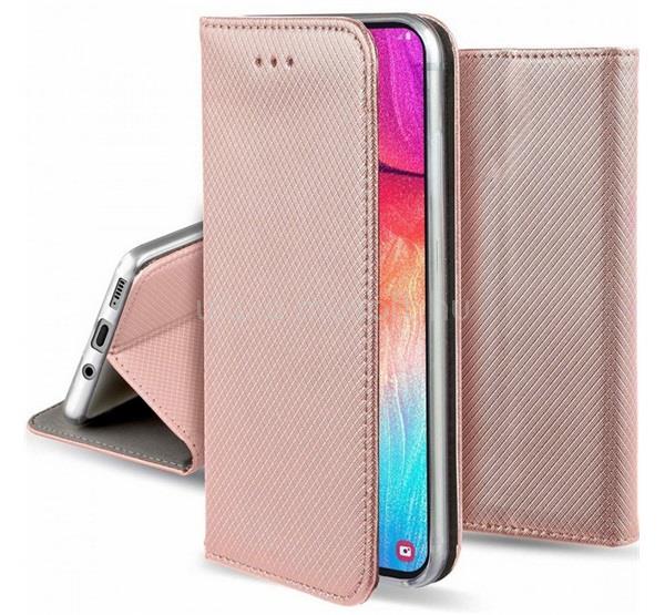 GIGAPACK Redmi Note 12 Pro 5G / Poco X5 Pro 5G GIGAPACK Tok álló, bőr hatású FLIP, rombusz, ROZÉARANY