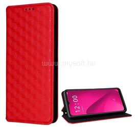 GIGAPACK T Phone 2 5G GIGAPACK Tok álló, bőr hatású FLIP, prémium, PIROS GP-159779 small