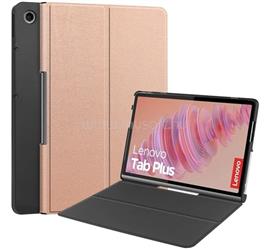 GIGAPACK Lenovo Tab Plus GIGAPACK Tok álló, bőr hatású FLIP, oldalra nyíló, ROZÉARANY GP-181790 small