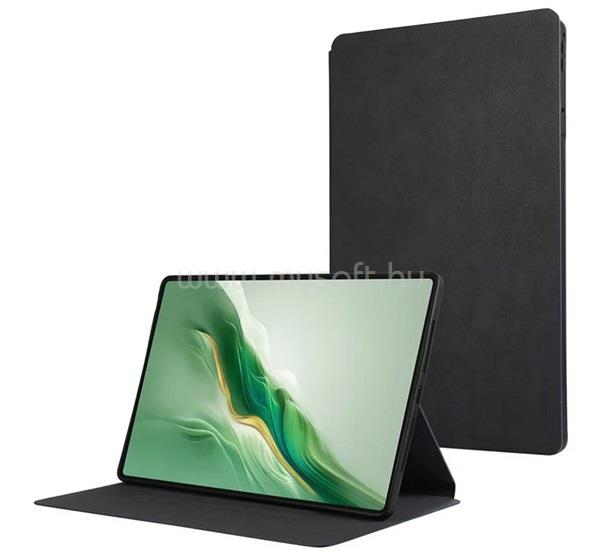 GIGAPACK Honor MagicPad 2 GIGAPACK Tok álló, bőr hatású FLIP, asztali tartó, FEKETE