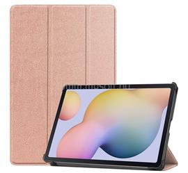 GIGAPACK Samsung Tab S8 LTE / Tab S8 WIFI / Tab S7 LTE GIGAPACK Tok álló, bőr hatású FLIP, asztali tartó, ROZÉARANY GP-115362 small