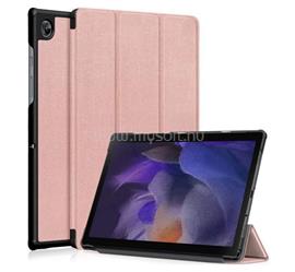 GIGAPACK Samsung Tab A8 10.5 LTE (2021) GIGAPACK Tok álló, bőr hatású FLIP, asztali tartó, ROZÉARANY GP-126372 small