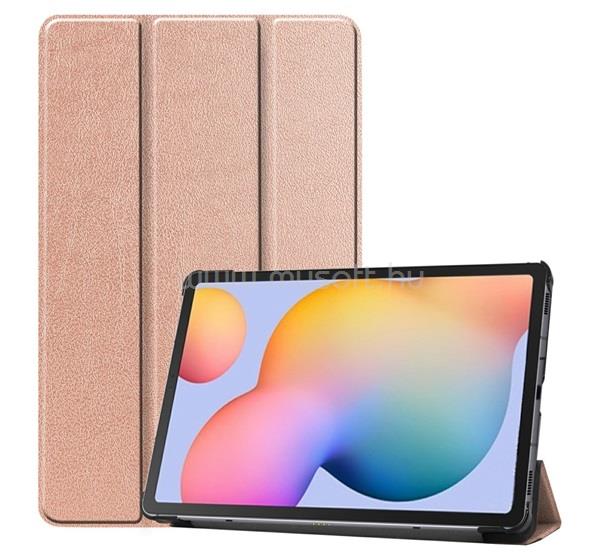 GIGAPACK Samsung Tab S6 Lite 10.4 LTE / Tab S6 Lite 10.4 WIFI GIGAPACK Tok álló, bőr hatású FLIP, asztali tartó, ROZÉARANY