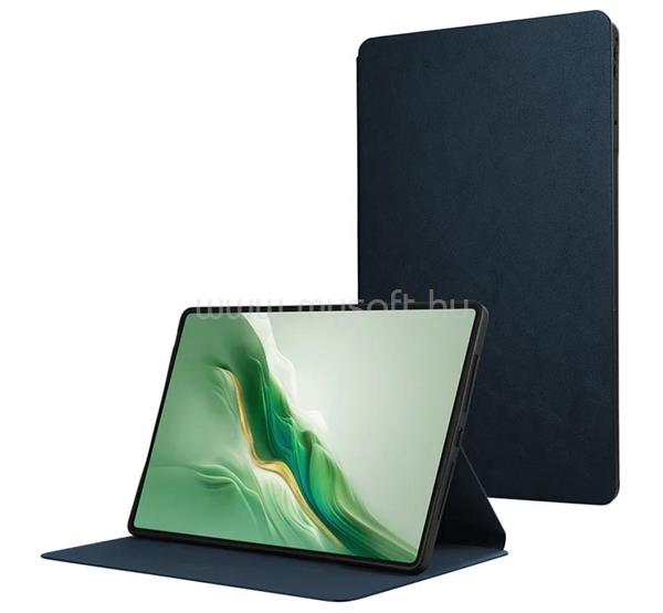 GIGAPACK Honor MagicPad 2 GIGAPACK Tok álló, bőr hatású FLIP, asztali tartó, SÖTÉTKÉK