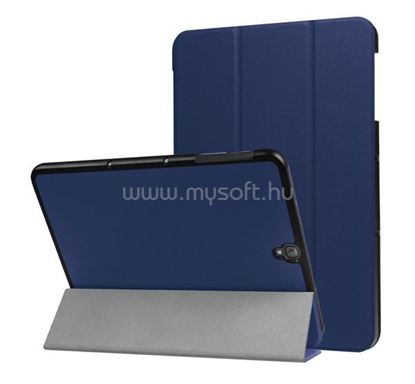 GIGAPACK Samsung Tab S3 9.7 LTE / Tab S3 9.7 WIFI GIGAPACK Tok álló, bőr hatású FLIP, asztali tartó, SÖTÉTKÉK