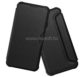 GIGAPACK Samsung A37 5G / A56 5G / A36 5G GIGAPACK Tok álló, bőr hatású FLIP, karbon minta, FEKETE GP-166527 small