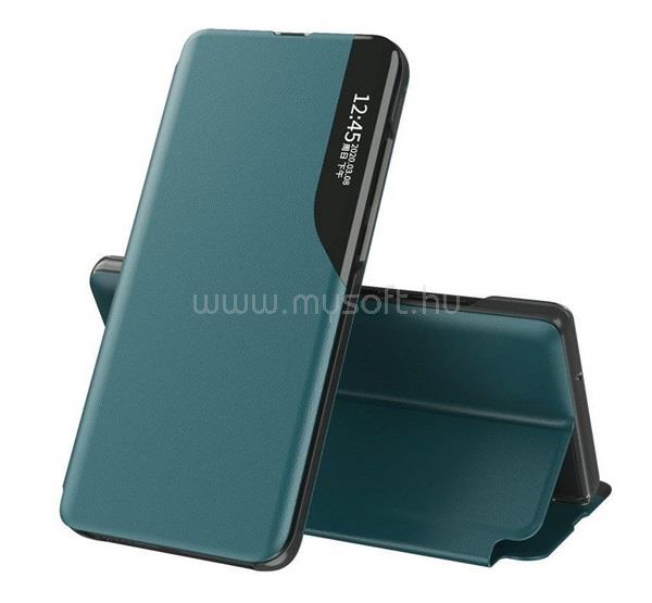 GIGAPACK Samsung A27 5G GIGAPACK Tok álló, ECO bőr hatású aktív FLIP, ablakos, SÖTÉTZÖLD