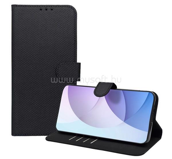 GIGAPACK Xiaomi 17 Ultra GIGAPACK Tok álló, ECO bőr hatású FLIP, RFID, FEKETE