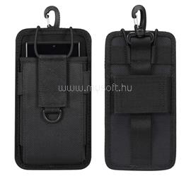 GIGAPACK GIGAPACK Tok álló, textil, POUCH univerzális, karabíner, FEKETE GP-191819 small