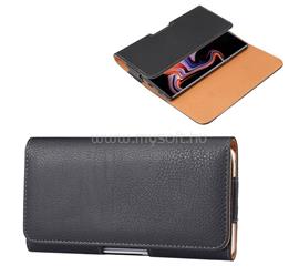 GIGAPACK GIGAPACK tok fekvő, bőr hatású univerzális, 6.3" méret, FEKETE GP-86074 small