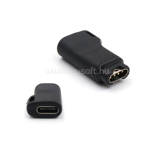 GIGAPACK GIGAPACK Töltő adapter Type-C aljzat - Garmin FEKETE