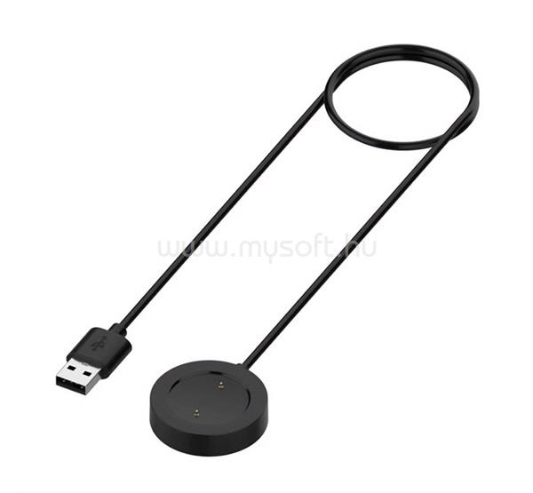 GIGAPACK Xiaomi Watch S1 Active / Mi Color Sport GIGAPACK Töltőkábel USB mágneses, 100cm, FEKETE