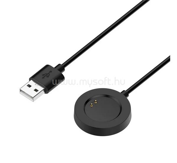 GIGAPACK Realme Watch 2 Pro / 2 GIGAPACK Töltőkábel USB mágneses, 100cm, FEKETE