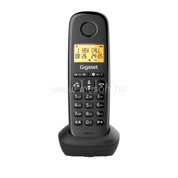 GIGASET Basic 100 AM fekete dect telefon