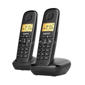 GIGASET BASIC 100 DUO telefon készülék vezeték nélküli, DECT, FEKETE GIGASET_L36852-H3206-S201 small