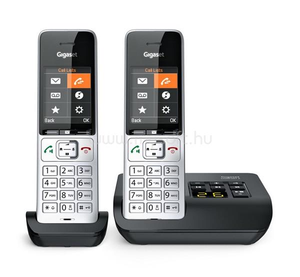 GIGASET GIGASET COMFORT 500A DUO telefon készülék vezeték nélküli, DECT, EZÜST