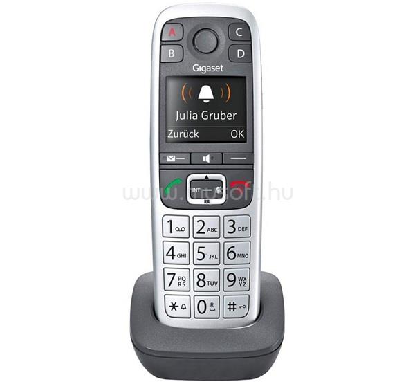 GIGASET E560HX telefon készülék vezeték nélküli, DECT, EZÜST