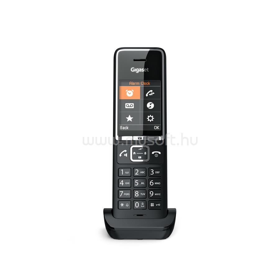GIGASET COMFORT 550HX telefon készülék vezeték nélküli, DECT, FEKETE