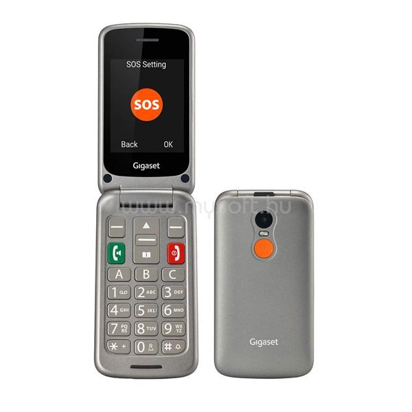 GIGASET GL590 2,8" Dual SIM ezüst mobiltelefon
