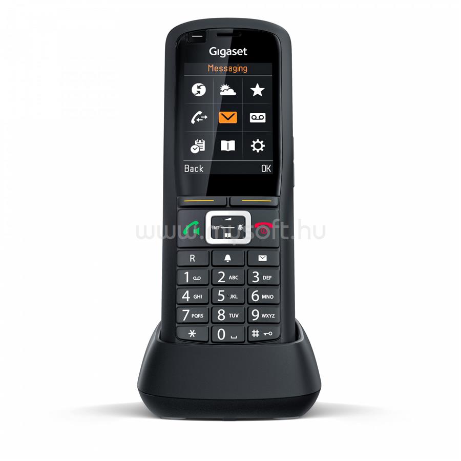 GIGASET R700H PRO kézibeszélő telefon (fekete, bázisállomás nélkül)